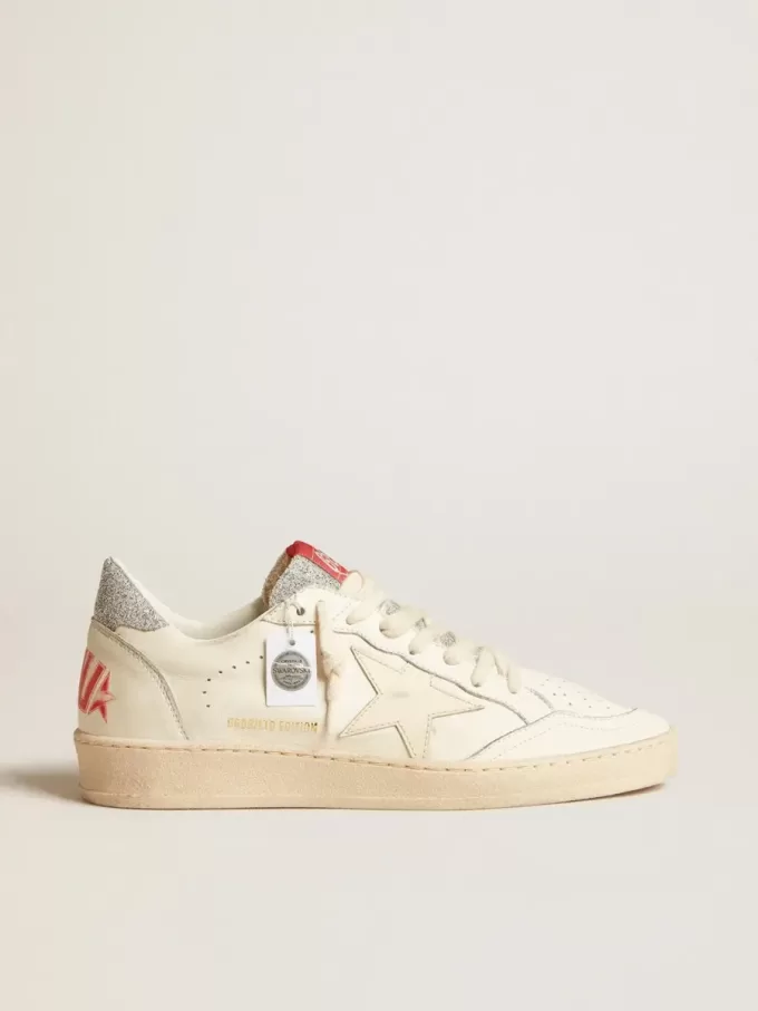 Ball Star LTD da uomo in nappa con stella bianca e linguetta sul tallone con cristalli Swarovski Ball Star LTD da uomo in nappa con stella bianca e linguetta sul tallone con cristalli Swarovski