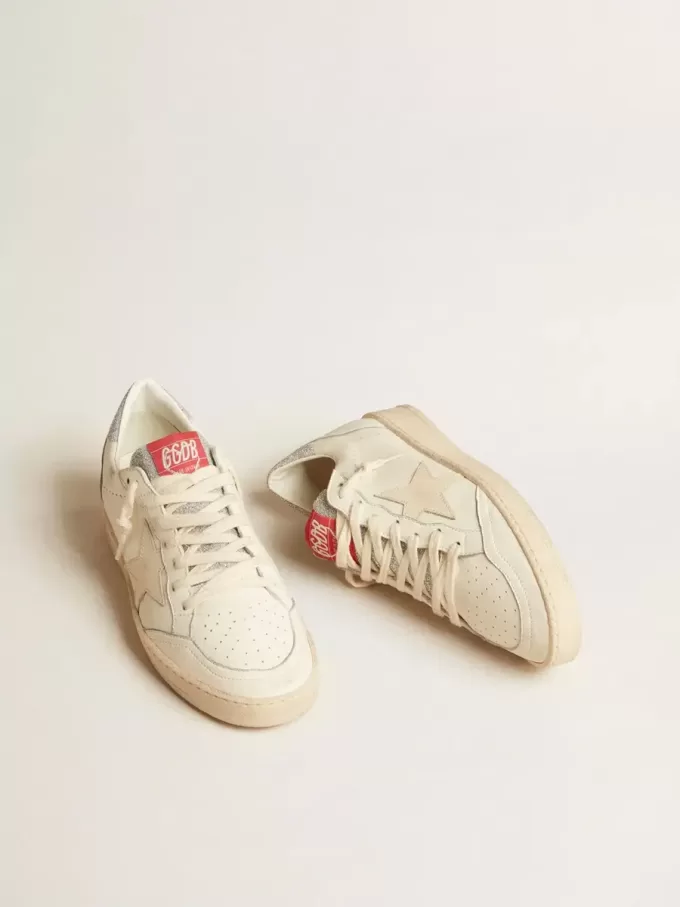 Ball Star LTD da uomo in nappa con stella bianca e linguetta sul tallone con cristalli Swarovski Ball Star LTD da uomo in nappa con stella bianca e linguetta sul tallone con cristalli Swarovski