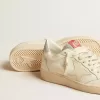 Ball Star LTD da uomo in nappa con stella bianca e linguetta sul tallone con cristalli Swarovski Ball Star LTD da uomo in nappa con stella bianca e linguetta sul tallone con cristalli Swarovski