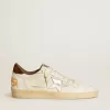 Ball Star LTD in nappa con stella in pelle metallizzata e linguetta sul tallone in pelle scamosciata Ball Star LTD in nappa con stella in pelle metallizzata e linguetta sul tallone in pelle scamosciata