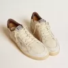 Ball Star LTD in nappa con stella in pelle metallizzata e linguetta sul tallone in pelle scamosciata Ball Star LTD in nappa con stella in pelle metallizzata e linguetta sul tallone in pelle scamosciata