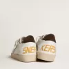 Ball Star LTD in nappa con stella in pelle metallizzata e linguetta sul tallone in pelle scamosciata Ball Star LTD in nappa con stella in pelle metallizzata e linguetta sul tallone in pelle scamosciata
