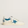 Ball Star LTD in nappa con stella in pelle turchese e linguetta bianca sul tallone Ball Star LTD in nappa con stella in pelle turchese e linguetta bianca sul tallone