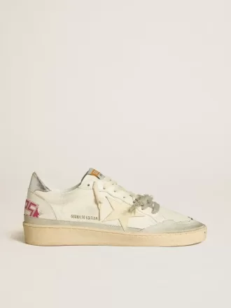 Ball Star LTD in pelle nappa con stella in pelle e linguetta sul tallone in pelle metallizzata
