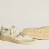 Ball Star LTD in pelle nappa con stella in pelle e linguetta sul tallone in pelle metallizzata
