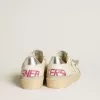 Ball Star LTD in pelle nappa con stella in pelle e linguetta sul tallone in pelle metallizzata