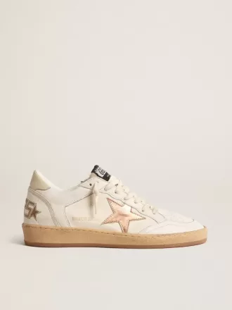 Ball Star LTD in tela e nappa con stella in pelle metallizzata color bronzo
