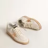 Ball Star LTD in tela e nappa con stella in pelle metallizzata color bronzo Ball Star LTD in tela e nappa con stella in pelle metallizzata color bronzo