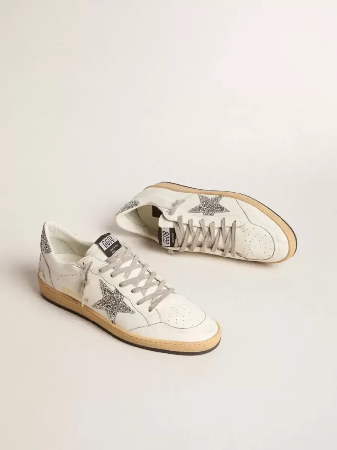 Ball Star Wishes da uomo in pelle nappa con stella glitterata e linguetta sul tallone Ball Star Wishes da uomo in pelle nappa con stella glitterata e linguetta sul tallone