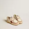 Ball Star Young in nappa con stella in nappa e linguetta sul tallone in camoscio rosa