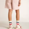 Ball Star Young in nappa con stella in nappa e linguetta sul tallone in camoscio rosa