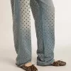 Ballerine Amy in pelle di cavallino beige con stampa leopardata