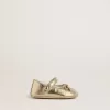 Ballerine Sofi Baby in pelle metallizzata oro