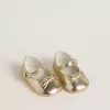 Ballerine Sofi Baby in pelle metallizzata oro