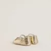 Ballerine Sofi Baby in pelle metallizzata oro