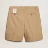 Bermuda da uomo in cotone beige