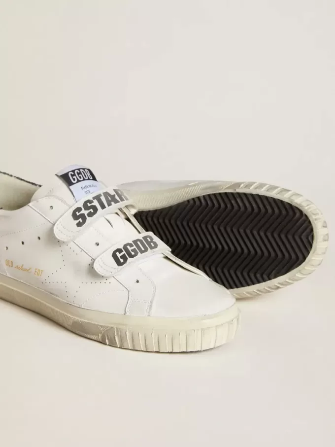 Bio-based Old School con stella traforata e tallone glitterato