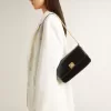 Borsa Gioia in pelle nera con dettagli dorati Borsa Gioia in pelle nera con dettagli dorati