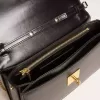 Borsa Gioia in pelle nera con dettagli dorati Borsa Gioia in pelle nera con dettagli dorati