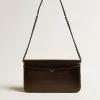 Borsa Gioia in pelle nera lucida con dettagli in metallo Borsa Gioia in pelle nera lucida con dettagli in metallo