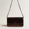Borsa Gioia in pelle nera lucida con dettagli in metallo Borsa Gioia in pelle nera lucida con dettagli in metallo