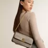 Borsa Gioia in pelle vintage nera con dettagli dorati Borsa Gioia in pelle vintage nera con dettagli dorati