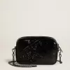 Borsa Mini Star in pelle nera con stella in cristallo Swarovski Borsa Mini Star in pelle nera con stella in cristallo Swarovski