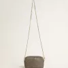 Borsa Mini Star in pelle verde salvia con stella tono su tono Borsa Mini Star in pelle verde salvia con stella tono su tono