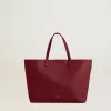 Borsa Pasadena bordeaux in pelle liscia con logo dorato Borsa Pasadena bordeaux in pelle liscia con logo dorato
