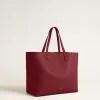 Borsa Pasadena bordeaux in pelle liscia con logo dorato Borsa Pasadena bordeaux in pelle liscia con logo dorato