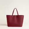 Borsa Pasadena bordeaux in pelle liscia con logo dorato Borsa Pasadena bordeaux in pelle liscia con logo dorato