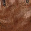 Borsa Pasadena in pelle martellata con stampa leopardata e manici neri a contrasto Borsa Pasadena in pelle martellata con stampa leopardata e manici neri a contrasto
