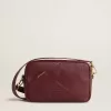 Borsa Star in pelle color vino con stella tono su tono Borsa Star in pelle color vino con stella tono su tono