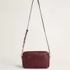 Borsa Star in pelle color vino con stella tono su tono Borsa Star in pelle color vino con stella tono su tono