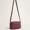 Borsa Star in pelle color vino con stella tono su tono Borsa Star in pelle color vino con stella tono su tono