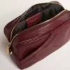 Borsa Star in pelle color vino con stella tono su tono Borsa Star in pelle color vino con stella tono su tono