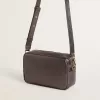 Borsa Star in pelle metallizzata grigia con stella in cristallo Swarovski Borsa Star in pelle metallizzata grigia con stella in cristallo Swarovski