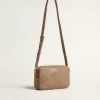 Borsa Star in pelle verde salvia con stella tono su tono Borsa Star in pelle verde salvia con stella tono su tono