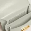 Borsa Venezia piccola in pelle grigio minerale con dettagli dorati Borsa Venezia piccola in pelle grigio minerale con dettagli dorati
