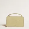 Borsa Venezia piccola in pelle verde chiaro con stampa pitonata e dettagli dorati Borsa Venezia piccola in pelle verde chiaro con stampa pitonata e dettagli dorati