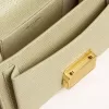 Borsa Venezia piccola in pelle verde chiaro con stampa pitonata e dettagli dorati Borsa Venezia piccola in pelle verde chiaro con stampa pitonata e dettagli dorati
