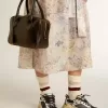 Borsa Vita in pelle nera invecchiata con dettagli dorati Borsa Vita in pelle nera invecchiata con dettagli dorati