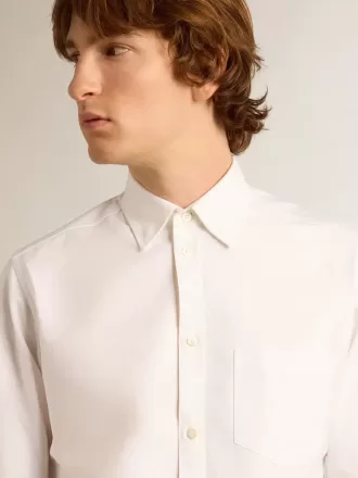 Camicia bianca in cotone