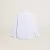 Camicia da bambino con righe azzurre