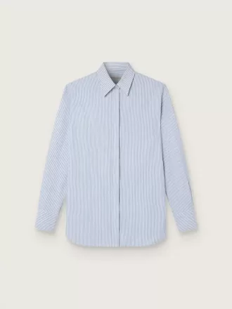 Camicia da donna a righe sottili