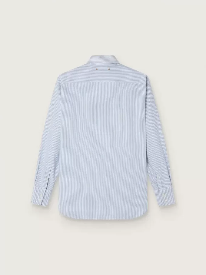Camicia da donna a righe sottili Camicia da donna a righe sottili
