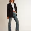 Camicia da donna a righe sottili Camicia da donna a righe sottili