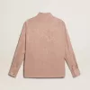 Camicia da donna in viscosa rosa con motivo floreale Camicia da donna in viscosa rosa con motivo floreale