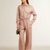 Camicia da donna in viscosa rosa con motivo floreale Camicia da donna in viscosa rosa con motivo floreale
