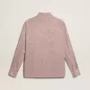 Camicia da donna in viscosa rosa con motivo floreale Camicia da donna in viscosa rosa con motivo floreale